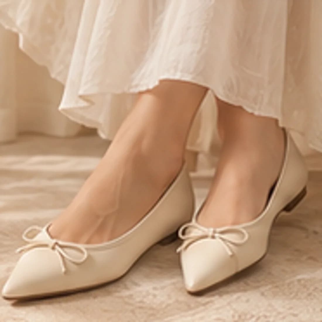 Elodie Ballet Flat — worn