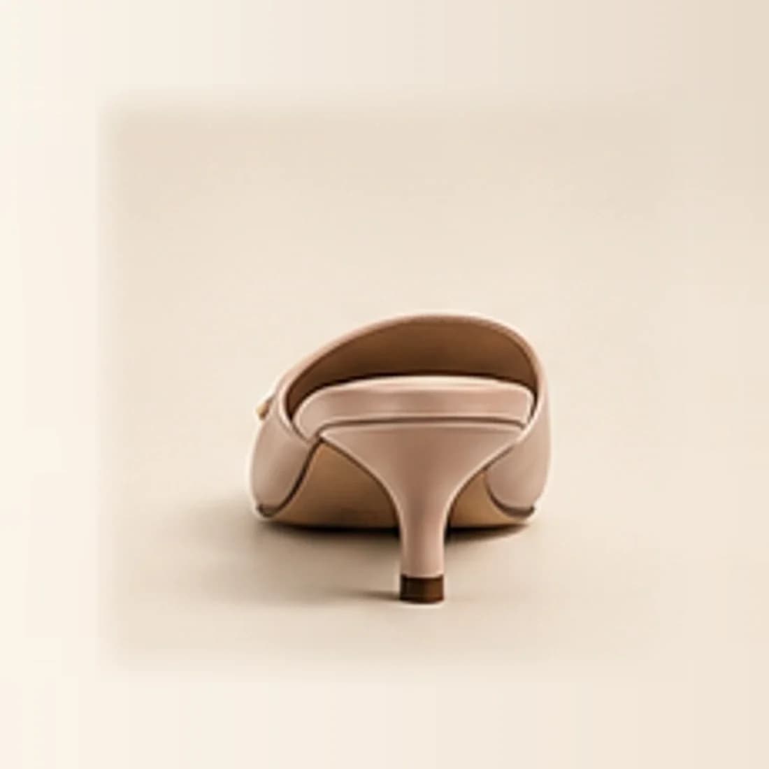 Celina Kitten Heel Mule, from behind