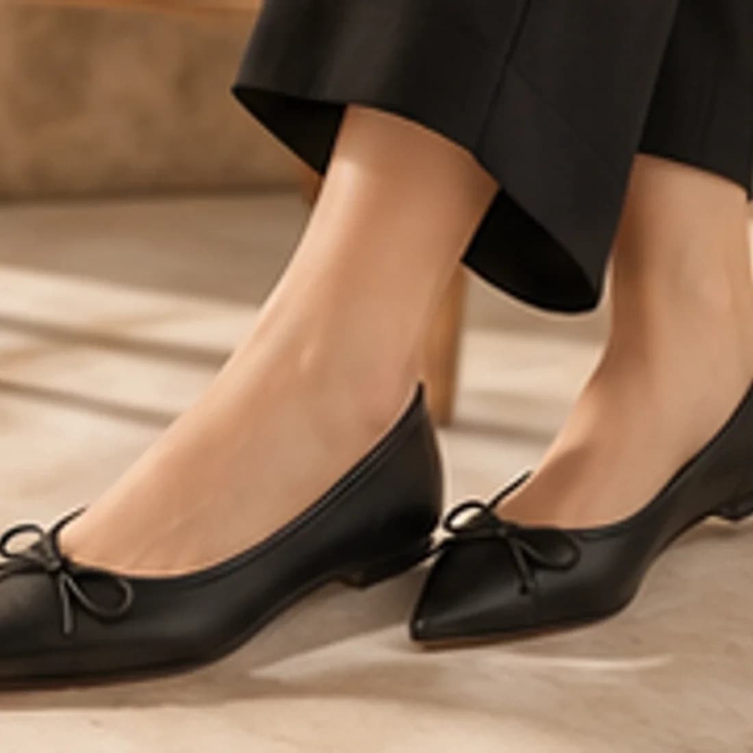 Elodie Ballet Flat — worn