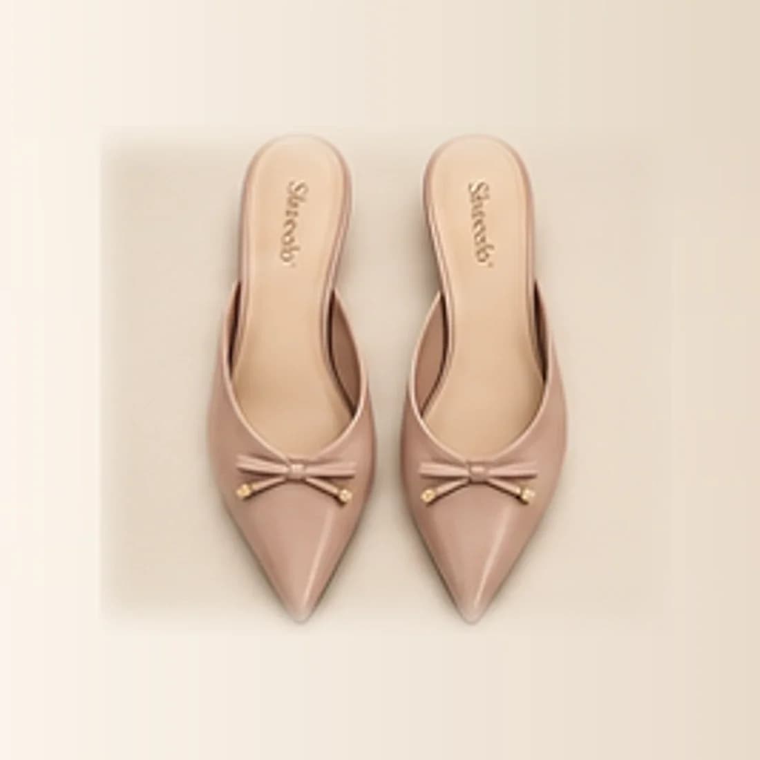 Celina Kitten Heel Mule, from above