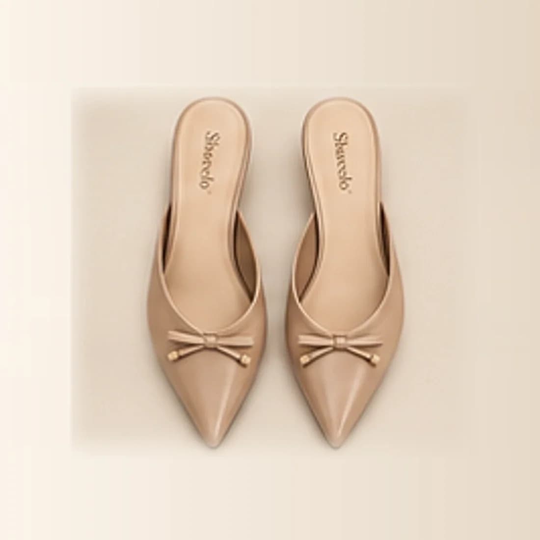 Celina Kitten Heel Mule, from above