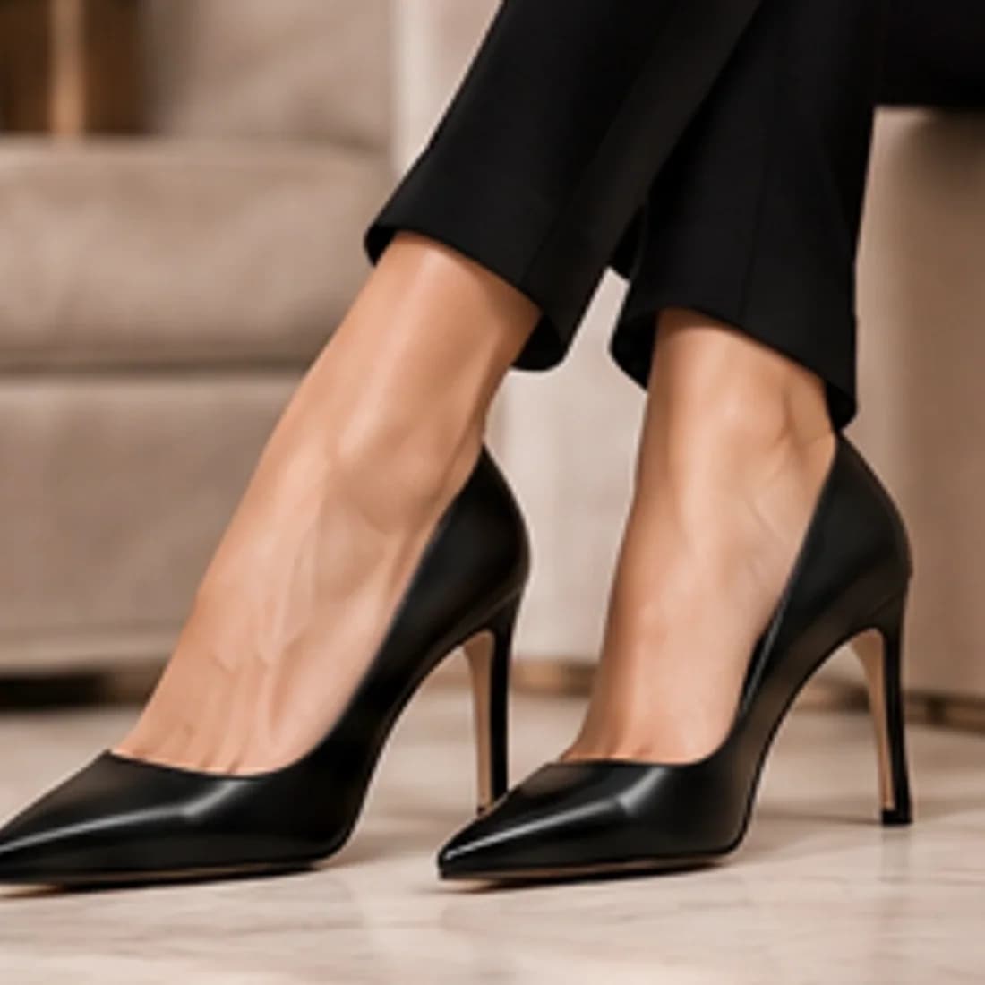 Aurelia Pointed Pump — worn