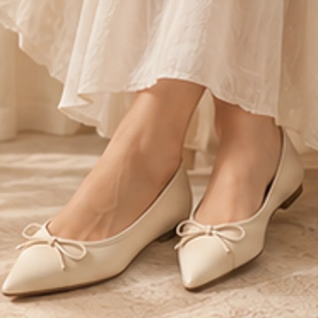 Elodie Ballet Flat — worn