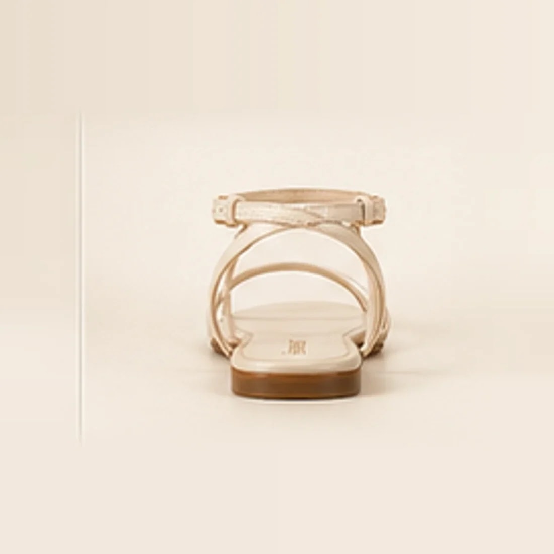 Riviera Strappy Flat Sandal, from behind