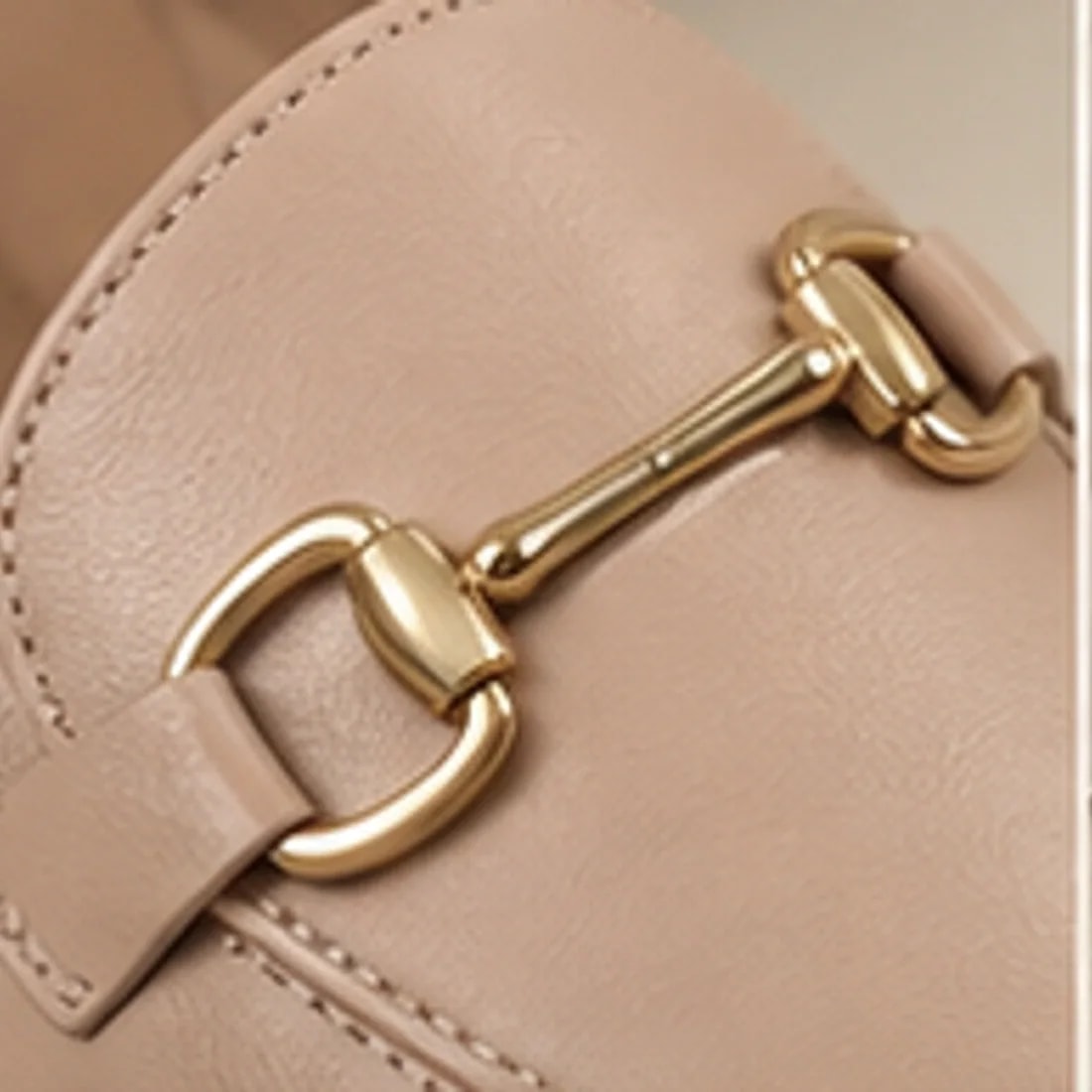 Amara Luxe Loafer — close detail