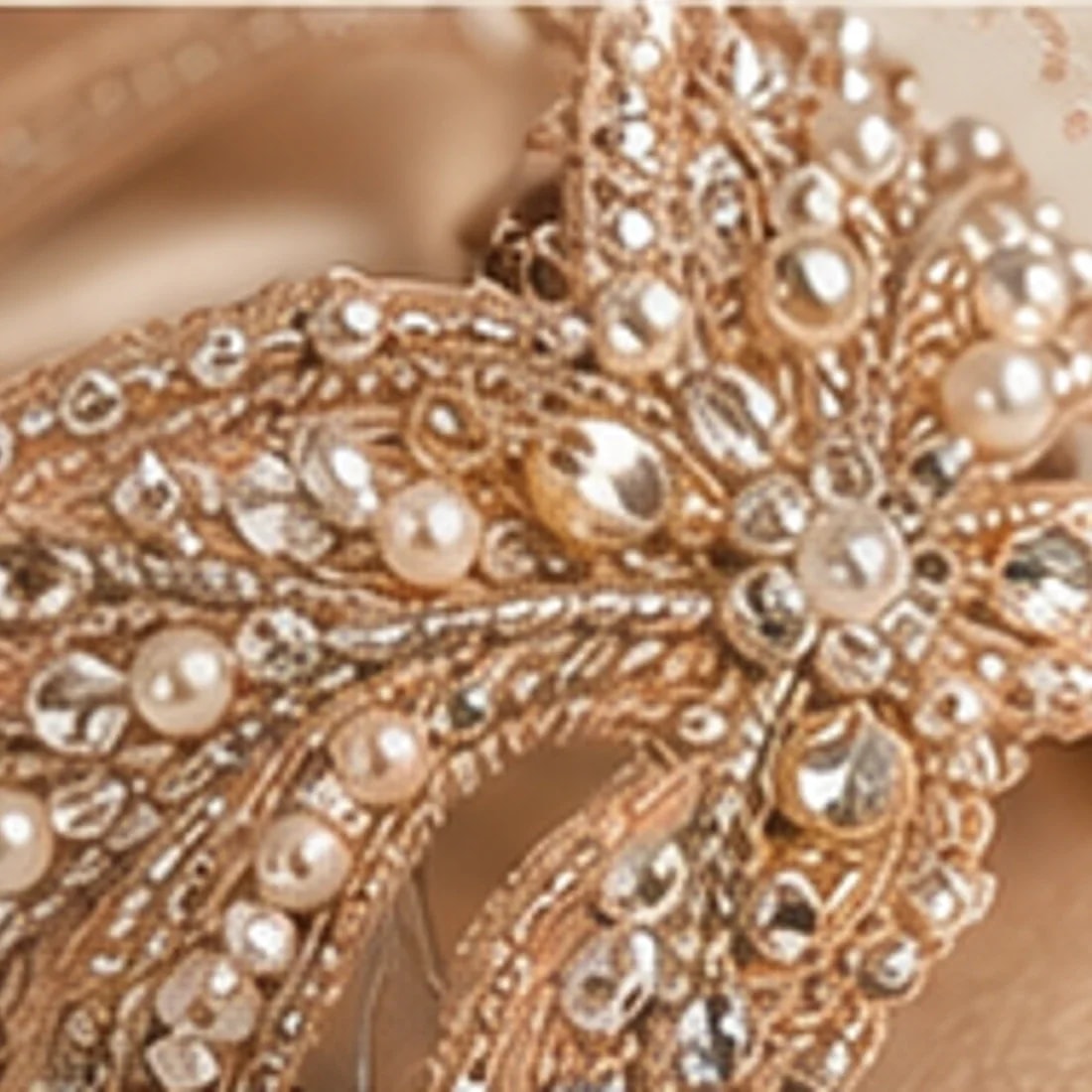 Mehr Embellished Chappal — close detail